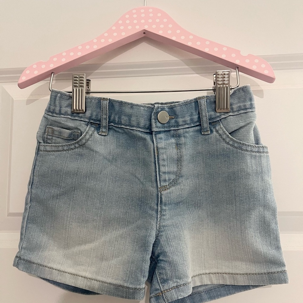 Children Place Toddler Girl Light Blue Denim Shorts